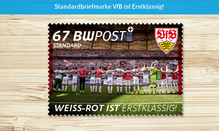 Briefmarke hellerHG VfB