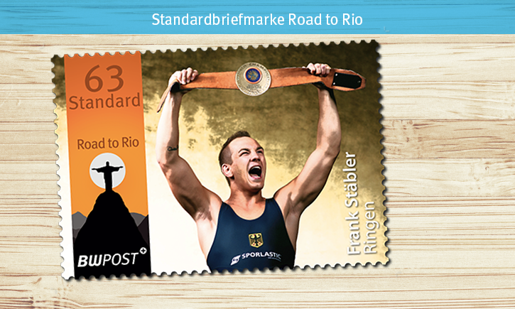 Briefmarken-Motive Holz helll RIO 63er